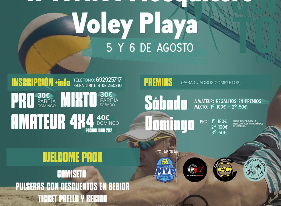 II Torneo Voley Playa en Mosquito Club