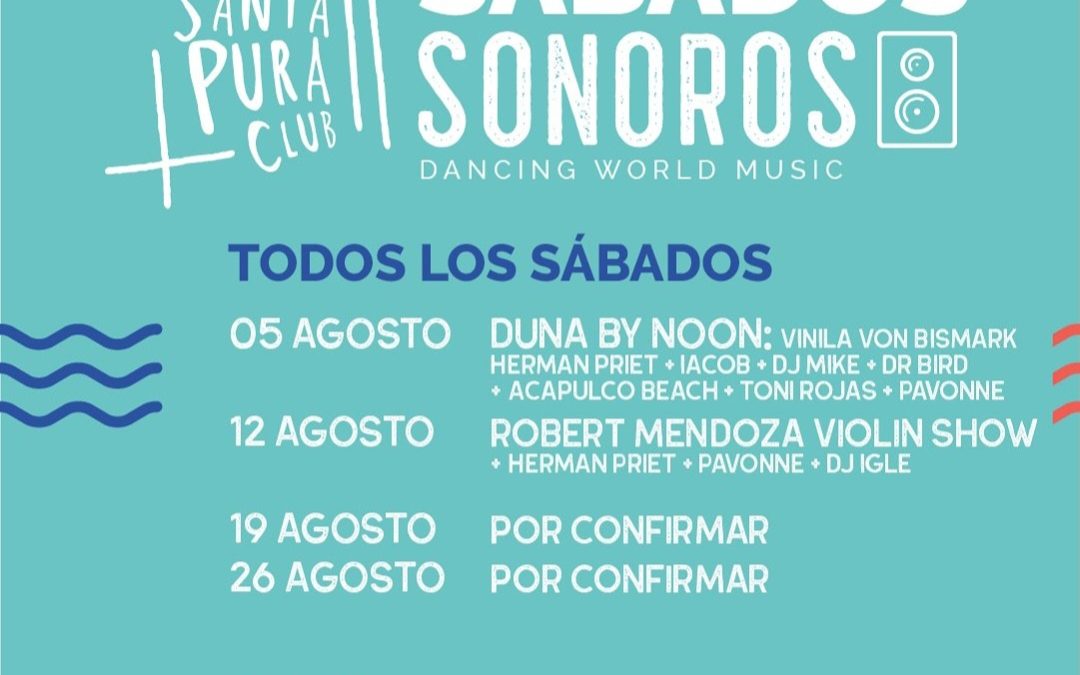 Sábados Sonoros en Santa Pura Club-Por confirmar